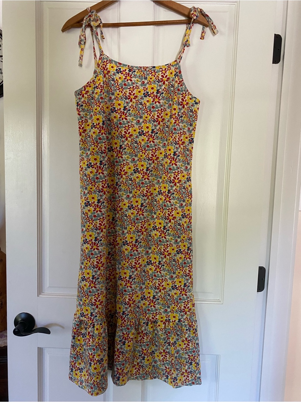 Toad & Co Dandelion Midi Dress Organic Cotton Blend Medium